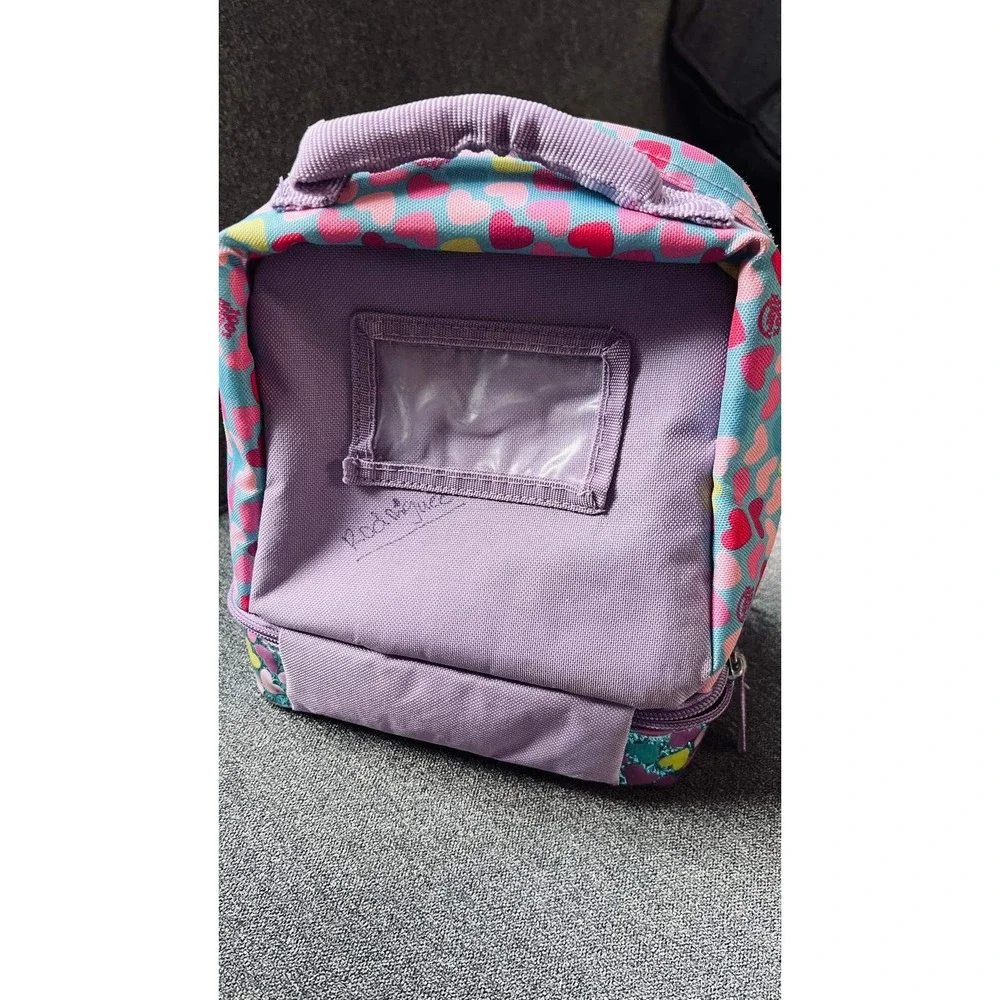 Dreamworks Trolls Lunch Bag Kids One Size Purple Poppy Dual lunch bag